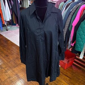 Old Navy Black L/S Collard Dress